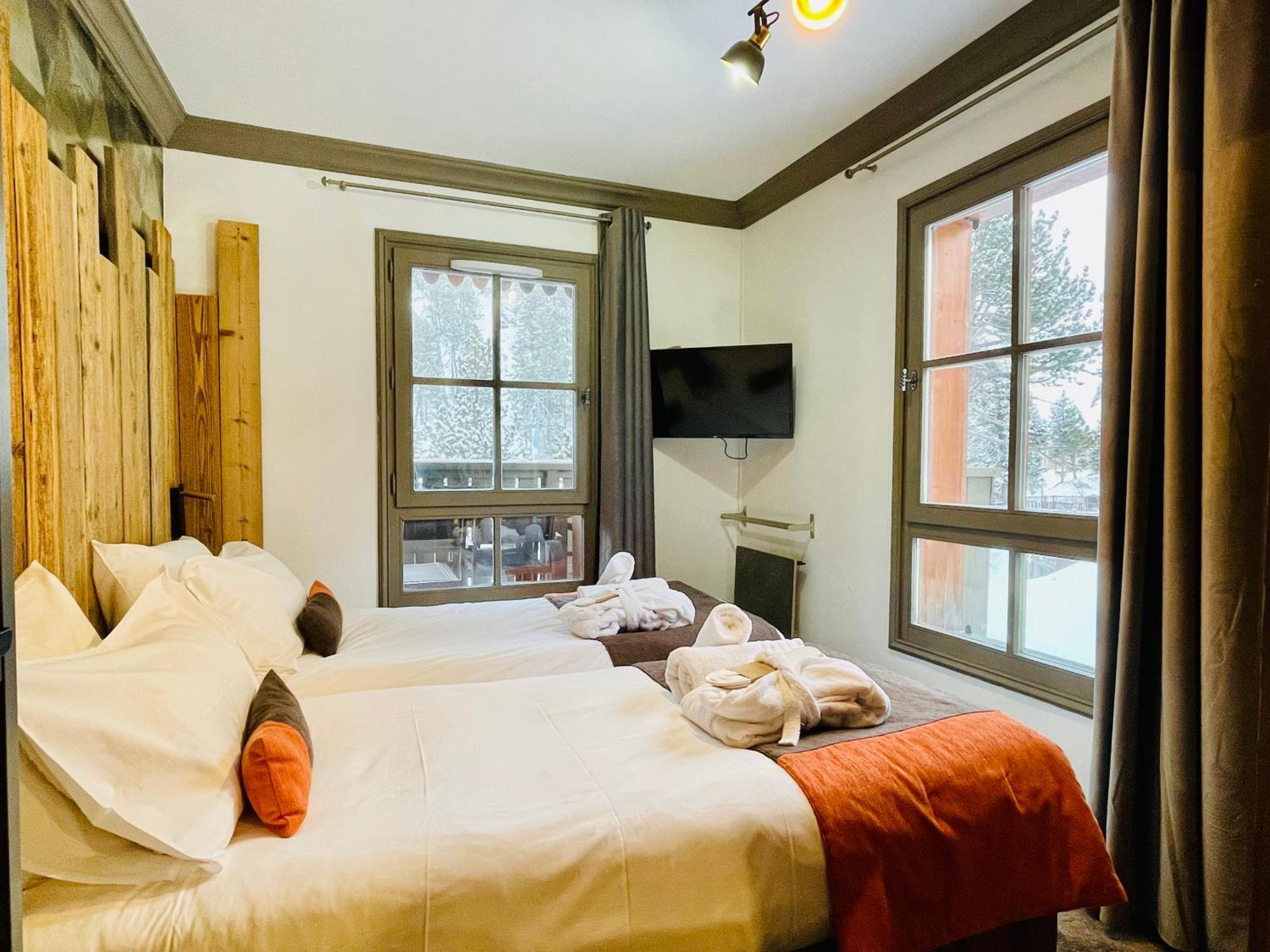 Arc 1950 Appt 6/8 Pers Luxe Manoir Savoie - Ski In Ski Out Les Arcs  Luaran gambar